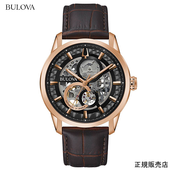 BULOVA  ブローバ  クラシック コレクション　自動巻き メンズ腕時計 97A169 （正規3年保証）【送料無料】