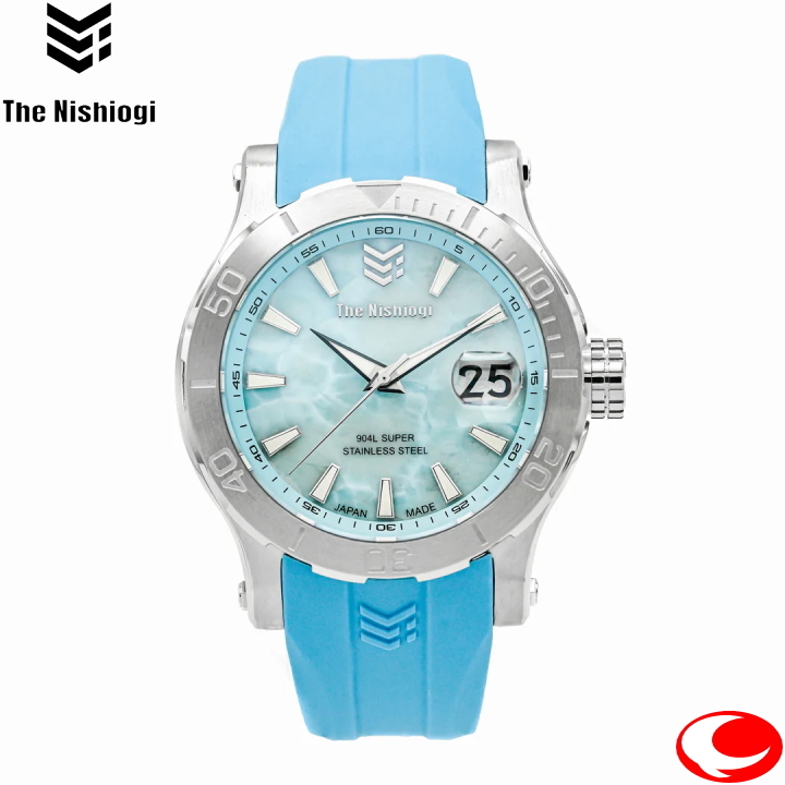 ザ・ニシオギ 腕時計 The Nishiogi ラリマー カリブの女神ウォッチ 42mm  ISSUE 0.6 メンズ ユニセックス【日本製】904Lスーパーステンレススチール