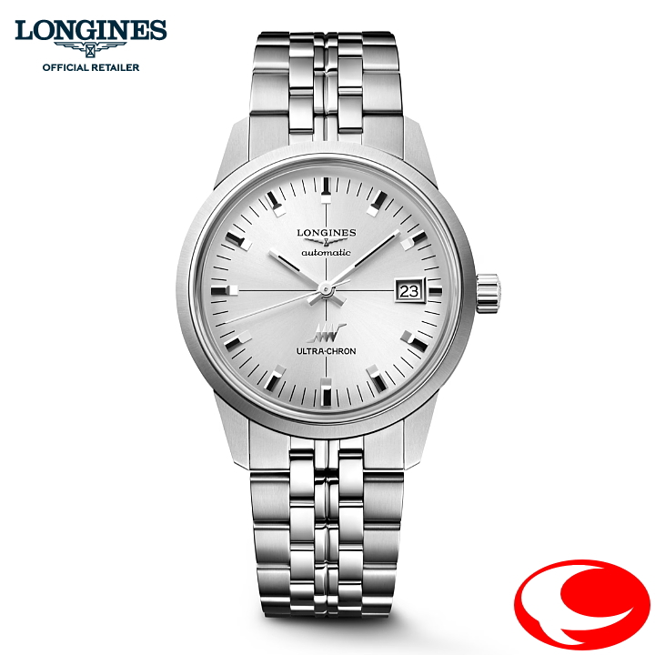 5年間保証 LONGINES ロンジン ウルトラクロン クラシック ハイビート ULTRA-CHRON CLASSIC  37mm L2.537.4.72.6  L25374726 オートマティック 自動巻き 【ロンジン正規販売店】【毎時36,000振動】