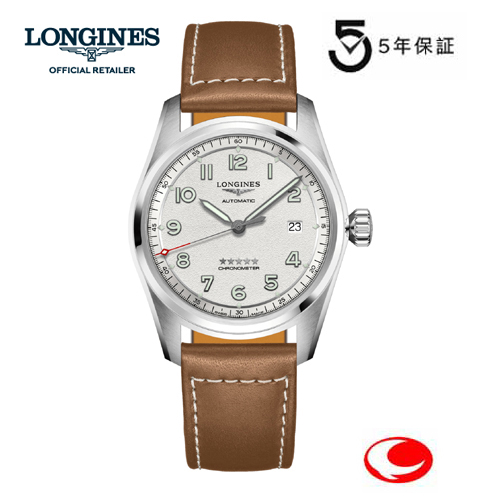 （5年間保証）LONGINES ロンジン スピリット spirit  L38104732  L3.810.4.73.2  正規輸入品　シリコン製ヒゲゼンマイ 40mmケース 吉沢亮さん広告着用モデル スイス公式クロノメーター検定機関（COSC）