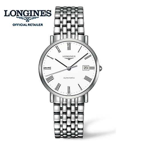 （５年間保証） LONGINES  ロンジン エレガントコレクション 自動巻き オートマティック 37mm  メンズ ユニセックス 腕時計 　L4.810.4.11.6　"The Longines Elegant Collection"　L48104116【ロンジン正規販売店】