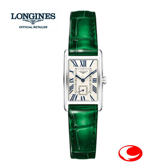 【ご購入特典あります。】ロンジン 腕時計  ロンジン ドルチェヴィータ　レディース   L5.255.4.71.A グリーンベルト　L5255471A　(正規2年保証)　-ロンジン公式ウェブサイト登録店-【送料無料】