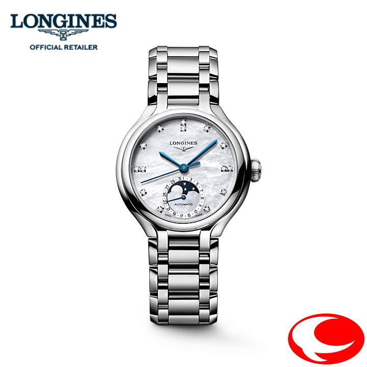 5年間保証　LONGINES ロンジン 腕時計 ロンジン  プリマルナ ムーンフェイズ 34mm L8.126.4.87.6　L81264876