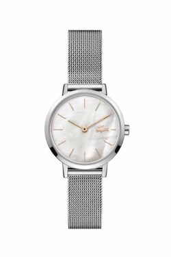 ラコステ LACOSTE 腕時計 　2001121　28mm　シルバーダイヤル　メッシュベルト　(安心の正規品）2年保証　ラコステ腕時計 正規取り扱い店（女性用）