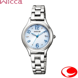 シチズン CITIZEN　Wicca（ウィッカ）KS1-210-91 ソーラーテック 電波 レディース 腕時計 衝撃検知機能 5気圧防水 MY CITiZEN登録で２年間メーカー保証