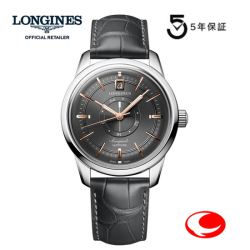 正規5年間保証 LONGINES ロンジン  コンクエスト ヘリテージ セントラル パワーリザーブ L1.648.4.62.2   アンスラサイトダイアル「コンクエスト」コレクション誕生70周年を記念した新作モデル  ロンジン正規販売店 L16484622  1959年発表モデルを再構築
