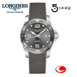 (5年間保証)ロンジン 腕時計 ハイドロコンクエスト 41mm　300m防水　自動巻　　L3.781.4.76.9 正規品 （信頼の5年保証付）　 正規品 　-ロンジン公式サイト登録/正規販売店-  L37814769