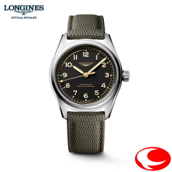 正規5年間保証付き LONGINES SPIRIT ロンジン スピリット PILOT(パイロット) 自動巻 39mm 10気圧防水 L3.809.4.53.9 L38094539 パワーリザーブ約72時間 ラバーストラップ【ロンジン正規販売店】