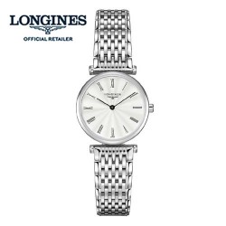 LONGINES ロンジン 腕時計 [ロンジン] ラ　グラン　クラシック　ドゥ　ロンジン腕時計 L4.209.4.71.6 （レディ-ス）シルバーフランケ文字盤  24ミリ【送料無料】【名入れ】