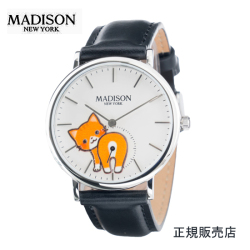 MADISON NEW YORK マディソン ニューヨーク セントラルパーク 腕時計 MA012010-1　茶猫（無料ラッピング）