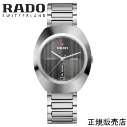 正規５年間保証【RADO】DiaStar Original ダイヤスター オリジナル グレー R12160103  38mm 自動巻 ステンレススチール Ceramos Nivachron 100m防水 日付表示機能 メンズ 高級腕時計 ブランド  -ラドー公式サイト登録/正規販売店