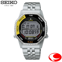 SEIKO セイコーセレクション デジタルクオーツ Sシリーズ SBJG017 イエロー ロータリースイッチ 日常生活用強化防水（10気圧） 【メーカー３年間保証付き】