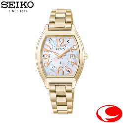 SEIKO LUKIA セイコー ルキア Happy Collection Made With Liberty Fabric Limited Edition SSQW104 リバティ コラボレーションモデル レディース ソーラー 電波 腕時計 付属ベルト付き スペシャルBOX 国内限定500本【メーカー３年間保証付き】