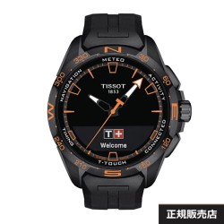 【TISSOT】ティソ 腕時計 T-TOUCH CONNECT SOLAR Tタッチ コネクトソーラー T121.420.47.051.04 10気圧防水 サファイアガラス チタンケース（国内正規販売店）T1214204705104