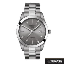 【TISSOT】ティソ メンズ 腕時計 チタン GENTLEMAN　T127.410.44.081.00 ジェントルマン クォーツ 　グレー(アンスラサイト)文字盤（国内正規販売店）T1274104408100【送料無料】【正規2年間保証付】