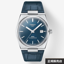 【TISSOT】ティソ 腕時計 PRX ピーアールエックス 　ブルー文字盤　パワーマティック80 T137.407.16.041.00（国内正規販売店）T1374071604100【送料無料】【ギフト】