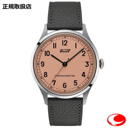 (6月1日より価格改定決定！) 3年間保証【TISSOT】TELEMETER(テレメーター) ティソ ヘリテージ オートマティック Heritage 1938 Automatic  メンズ 腕時計 T142.464.16.332.00 T1424641633200 クロノメーター  自動巻き（国内正規販売店）39ミリ ピンク サンドブラスト文字盤
