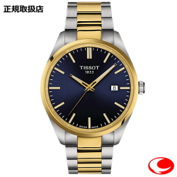 ティソ TISSOT PR100 40MM クオーツ メンズ  腕時計 ブルー文字盤/コンビ (国内正規販売店）T150.410.22.041.00【T1504102204100】（メーカー２年間保証付き）