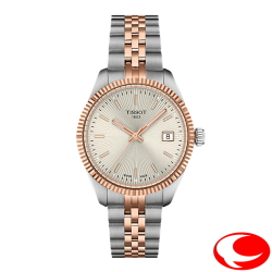 【TISSOT】ティソ バラード 34mm クオーツ サファイアクリスタルガラス 10気圧防水 シャンパンシルバー文字盤 ローズゴールドカラー T1562102203101 T156.210.22.031.01【TISSOT正規販売店】【TISSOT正規販売店】【正規メーカー２年間保証付き】
