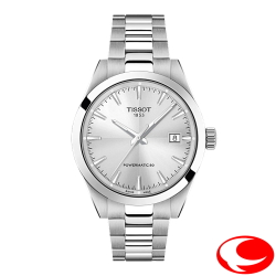 TISSOT ティソ Gentleman ジェントルマン 38mm T1658071103100  T165.807.11.031.00 シルバー文字盤 自動巻き パワーマティック80 ニヴァクロン製ヒゲゼンマイ【ティソ正規販売店】【メーカー２年間保証付き】