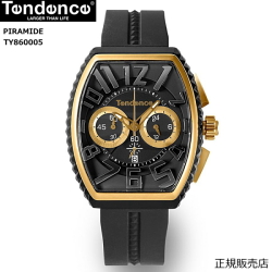 テンデンス Tendence 腕時計 PIRAMIDE ピラミッド ブラック  TY860005　【正規4年保証】【正規登録店】