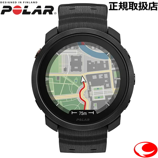 ポラール Polar Vantage M3 Black GPS搭載 スマートなマルチスポーツ 44.7ミリ 150種目以上のスポーツプロファイル、トレーニング負荷モニタリング、有機ELディスプレイ、睡眠とリカバリーの計測、内蔵地図、バイオセンシングや心拍数テクノロジー ヘルスケア