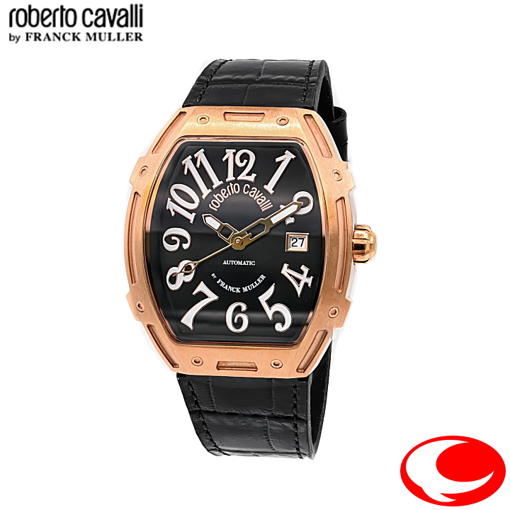 ROBERTO CAVALLI BY FRANCK MULLER ロベルトカヴァリバイフランクミュラー PARADISE KING パラダイスキング RV1G260L0061 ローズゴールド/ブラック