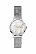 ラコステ LACOSTE 腕時計 　2001121　28mm　シルバーダイヤル　メッシュベルト　(安心の正規品）2年保証　ラコステ腕時計 正規取り扱い店（女性用）