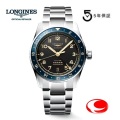 【ご購入特典あります】（5年間保証）ロンジン スピリット Zulu Time  ズールータイム GMT機能付き  L38124606　L3.801.4.60.6   正規輸入品 シリコン製ひげぜんまい  42mm サイズ スイス公式クロノメーター検定機関（COSC）
