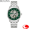 BULOVA ブローバ クラシック サットン 96A329 自動巻き オートマティック 42時間パワーリザーブ グリーン文字盤 40mm 3気圧防水