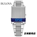 正規品　ブローバ BULOVA コンピュートロン Computron LEDデジタルクォーツ  96C139 ステンレススチールケース　 3気圧防水 日本国内正規品（正規3年保証）昔風のデジタル