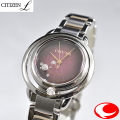 CITIZEN L EW5529-55W  ソーラー レディース 腕時計 エコ・ドライブ ウォッチ アークリーシリーズ 球面サファイアガラス 5気圧防水 ダイヤモンド 日本製
