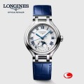 【正規５年間保証付】LONGINES ロンジン レディース 腕時計 プリマルナ L81264712　LONGINES PRIMALUNA MOONPHASE, L8.126.4.71.2, 自動巻 ウォッチ, 34mm, ステンレススティール.登録店-正規販売店 ホワイト 文字盤