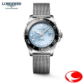 5年間保証  LONGINES 新世代 ロンジン ハイドロコンクエスト フロステッドブルー  L3.779.4.99.6  自動巻 ウォッチ  39mm ステンレススティール/セラミック ミラネーゼメッシュブレスレット L37794996 耐磁時計 シリコン製ひげぜんまい 30気圧防水【正規販売店】