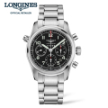 （5年間保証）LONGINES ロンジン スピリット　クロノグラフ spirit L38204536　L3.820.4.53.6  正規輸入品 シリコン製ヒゲゼンマイ 42mmケース スイス公式クロノメーター検定機関（COSC）クロノメーター