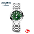 LONGINES ロンジン  (プリマルナ)　L8.115.4.61.6   グリーン　レディース　30.5mmサイズ　ロンジン プリマルナ　クォーツ　2年間保証（6時位置にムーンフェイズ表示）L81154616　母の日