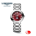 LONGINES ロンジン  (プリマルナ)　L8.115.4.92.6   ボルドー　レディース　30.5mmサイズ　ロンジン プリマルナ　クォーツ（6時位置にムーンフェイズ表示）L81154926　母の日
