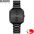 RADO ラドー True Square Thinline トゥルースクエアシンライン R27054162 ブラック文字盤（5年間保証）