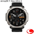 Amazfit アマズフィット T-Rex Ultra 2 グレード５チタン 高性能スマートウォッチ  3000nit高輝度 GPS内蔵 64Gストレージ 30日間バッテリー オフラインマップ 心拍 睡眠 健康管理 スポーツモード ナビゲーション 音声操作 AI 運動管理 スキー トレイル