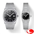 【TISSOT】ティソ 腕時計 PRX ピーアールエックス ペアウォッチ オートマティック　T137.407.11.051.00  T1374071105100  40mm   ティソ PRX ピーアールエックス クォーツ 25mm　T137.010.11.056.00（国内正規販売店）【正規２年間保証付き】