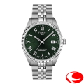 【TISSOT】ティソ バラード パワーマティック80 COSC 39mm 最大80時間ロングパワーリザーブ 10気圧防水 グリーン文字盤 ギョーシェ文字盤 T1564081109300 T156.408.11.093.00【正規２年間保証付き】【ティソ正規販売店】