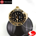 新品　テクノス (TECHNOS) リングウォッチ T9C49GB ブラック文字盤 ※残り僅か