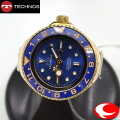 新品　テクノス (TECHNOS) リングウォッチ T9C49GN ブルー文字盤 ※残り僅か