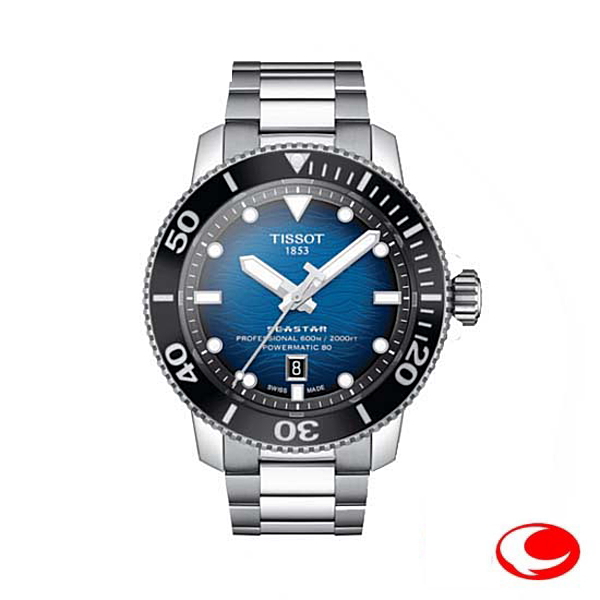 【TISSOT】ティソ メンズ 腕時計 SEASTAR 2000 Professional  プロフェッショナル ブルー T120.607.11.041.01   60気圧防水 パワーリザーブ80時間 自動巻き（国内正規販売店）T1206071104101【正規2年間保証】