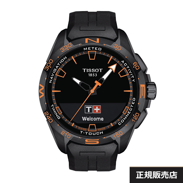 【TISSOT】ティソ 腕時計 T-TOUCH CONNECT SOLAR Tタッチ コネクトソーラー T121.420.47.051.04 10気圧防水 サファイアガラス チタンケース（国内正規販売店）T1214204705104