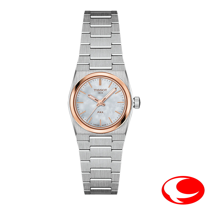 【TISSOT】ティソ PRX ピーアールエックス 25mm クオーツ ホワイトマザー・オブ・パール文字盤 10気圧防水 T1370102111100 T137.010.21.111.00 レディース 腕時計【ティソ国内正規販売店】【正規メーカー2年間保証】