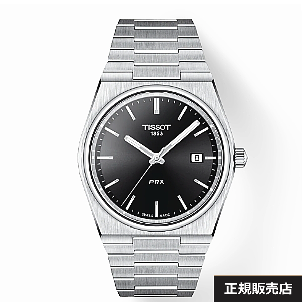 【TISSOT】ティソ 腕時計 PRX　クォーツ　 ピーアールエックス T137.410.11.051.00 ブラック ケース径40ミリ サファイアガラス 10気圧防水（国内正規販売店）T1374101105100【送料無料】【ギフト包装】【正規2年間保証付】