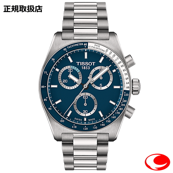【TISSOT】ティソ Tissot PR516 クロノグラフ クォーツ  メンズ  腕時計 ブルー  T149.417.11.041.00  T1494171104100  （国内正規販売店）40ミリ