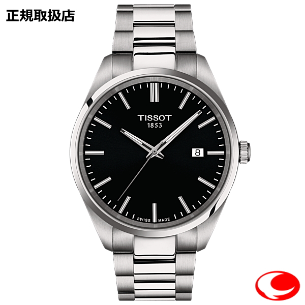 ティソ TISSOT PR100 40MM クオーツ メンズ  腕時計 ブラック文字盤 (国内正規販売店）T150.410.11.051.00【T1504101105100】（メーカー２年間保証付き）