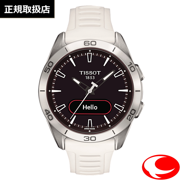 【TISSOT】ティソ メンズ ユニセックス 腕時計 T-TOUCH CONNECT SPORTS コネクトスポーツT153.420.47.051.03 チタンケース オレンジ 43ミリ GPS搭載 心拍計測 AMOLED 長時間バッテリー  ユニセックス メンズ レディース（国内正規販売店）